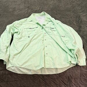 Columbia Men's Mint Green Casual Shirt